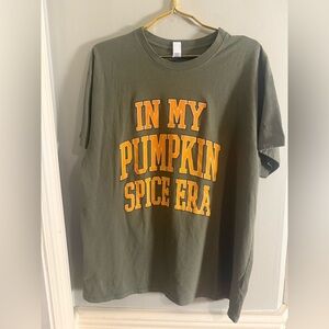 Brisco Brands XL Graphic Tee Green Cotton Blend Oversized Fit